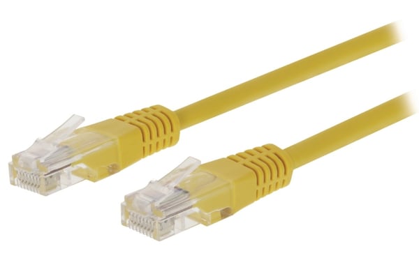 Valueline VLCT85000Y30 Cat5e UTP Netværkskabel Rj45 (8/8) Han - Rj45 (8/8) Han 3,00 M Gul