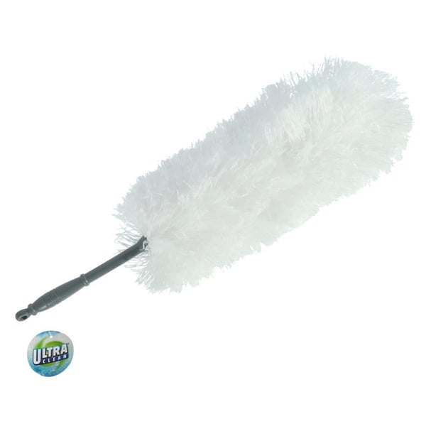 Ultra Clean Microfiber Dammvippa 56 cm Vit/Grå