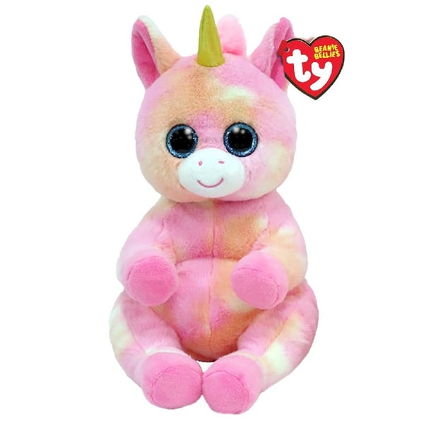 TY Beanie Babies Bellies Gosedjur Enhörning Skylar 24 cm