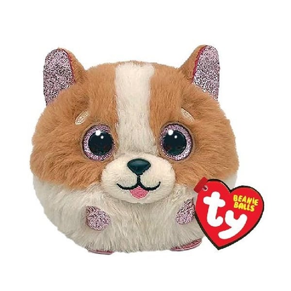 TY Beanie Balls Pehmolelu Koira Rusketuslelu 10 cm