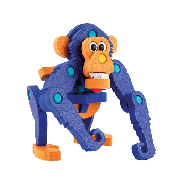 Toi-toys Håndværkspuslespil Abe Junior 25,8 cm Blå 59 dele
