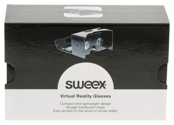 Sweex SWVR100 Virtual Reality-glasögon Svarta