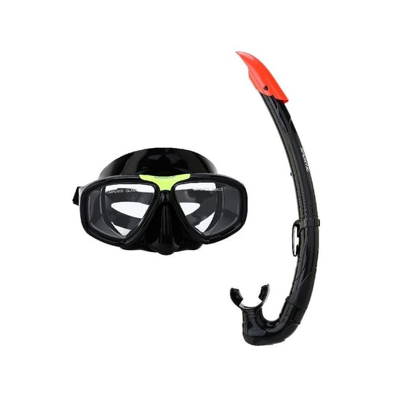 SportX Snorkelset för vuxna 5 stjärnor svart