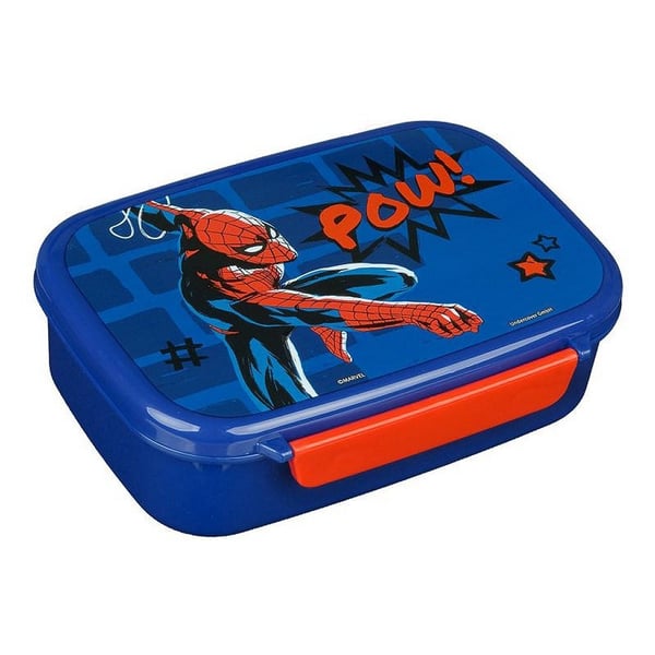 Spiderman Matlåda Blå/Röd