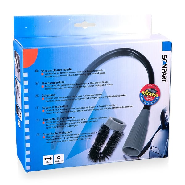 Scanpart 1190040070 F172 Cleanflex yleissuutin harjaspäällä 30-36