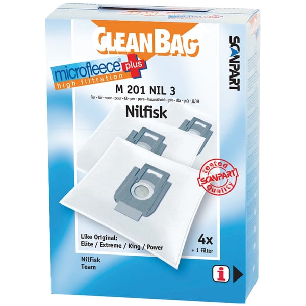 Scanpart M201nil3 Microflee Støvpose Nilfisk King Micro En