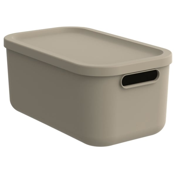 Rotho Albula Opbevaringsboks 12L Cappuccino