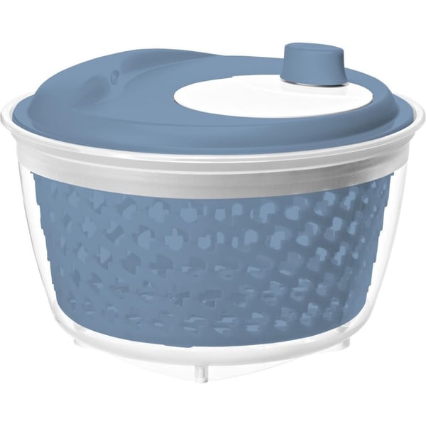 Rotho Fresh Salad Spinner 4,5L Horizon Blue/Läpinäkyvä