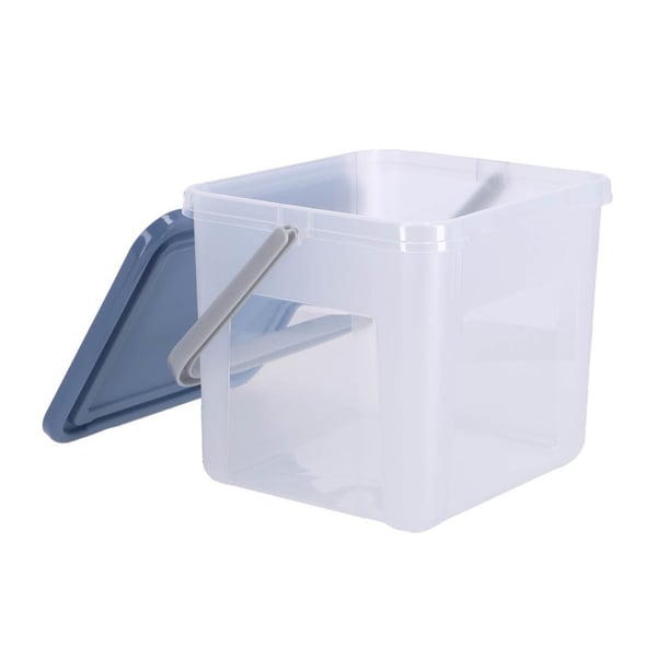 Rotho vaskepulveræske 4,5L Horizon Blå/Transparent