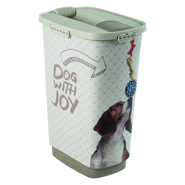 Rotho Cody hundefoderbeholder 50L Cappuccino/Sand Rotho Cody hundefoderbeholder 50L Cappuccino/Sand