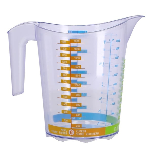 Rotho Domino målebæger 2L transparent