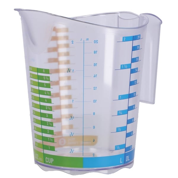 Rotho Domino målebæger 2L transparent
