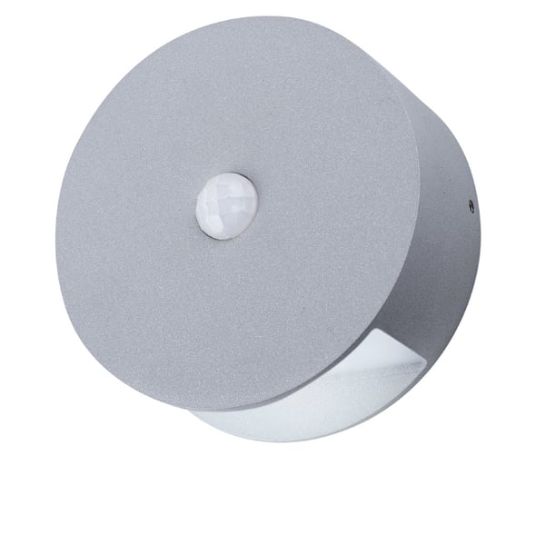 Ranex RA-1004236 LED-ulkoseinävalaisin sensorilla 0,5 W 60 Lm harmaa