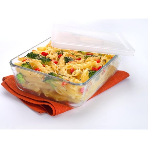Pyrex Cook & Freeze glasovnsfad + låg 4L transparent