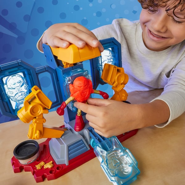 Play-Doh Iron Man rustningsfremstillingslaboratorium