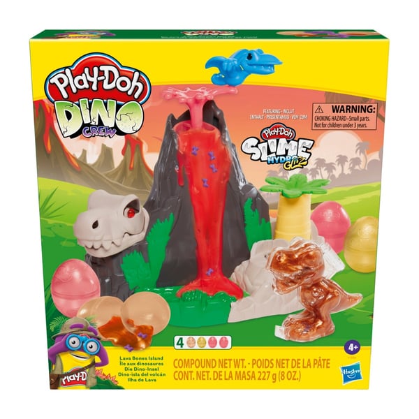 Play-Doh Slime Hydro Glitz Dinosaur Vulkan