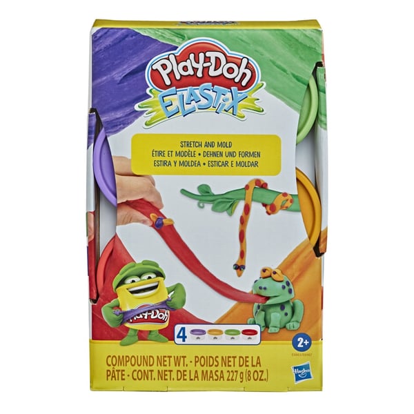 Play-Doh Elastix Lera 4 Krukor