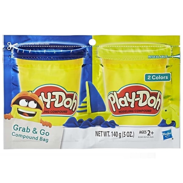 Play-Doh Grab and Go lerpose + 2 farver ler