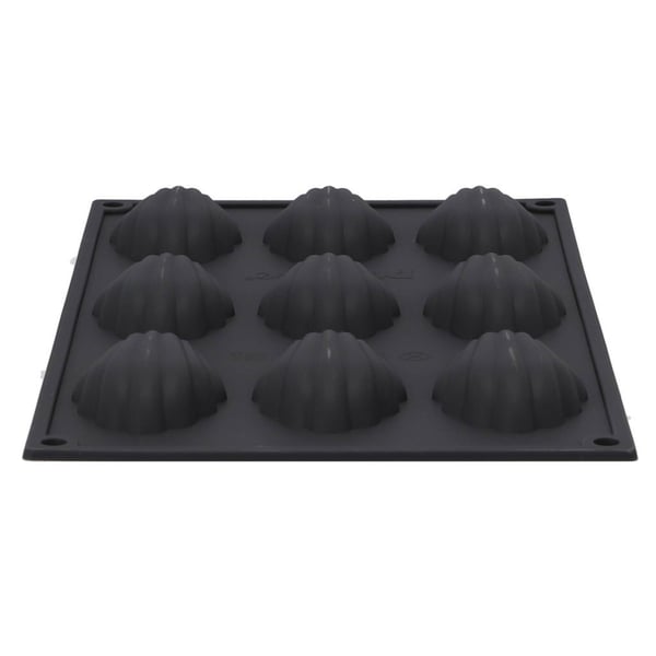 Patisse Madeleine Form 9 Rum 29x17 cm Sort/Silikone