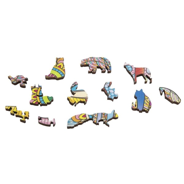 Moxy Træpuslespil Enhjørning 137 Brikker