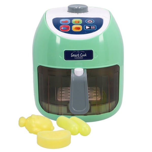 Leksaks-Airfryer + Ljus och Ljud Mintgrönt