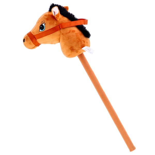 Plys Kæphest 70 cm Brun