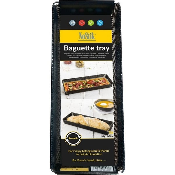Nostik Baguettebricka 31x11x3 cm Svart