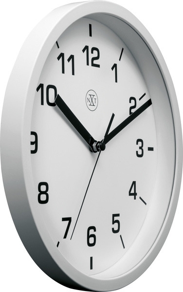 NeXtime NX-7321WI vægur NXT diameter 20 cm plastik hvid, hvid urskive