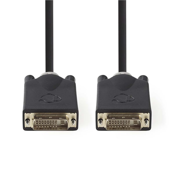 Nedis CCBP32000AT20 Dvi-kabel Dvi-d 24+1-benet han - Dvi-d 24+1-benet han 2,0 m antracit Nedis CCBP32000AT20 Dvi-kabel Dvi-d 24+1-benet han - Dvi-d 24+1-benet han 2,0 m antracit