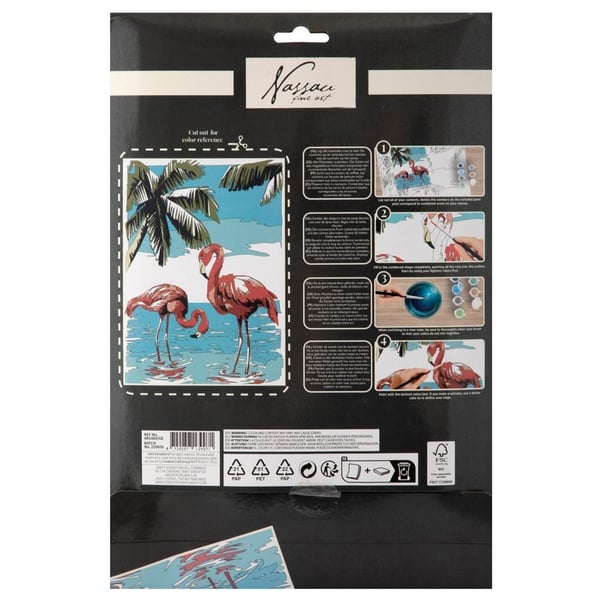 Nassau Paint by Number Flamingo