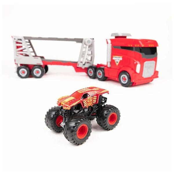 Monster Jam Transporter + Monstertruck