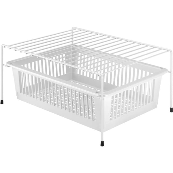 Metaltex Dino-stativ + kurv 33x45x20 cm hvid