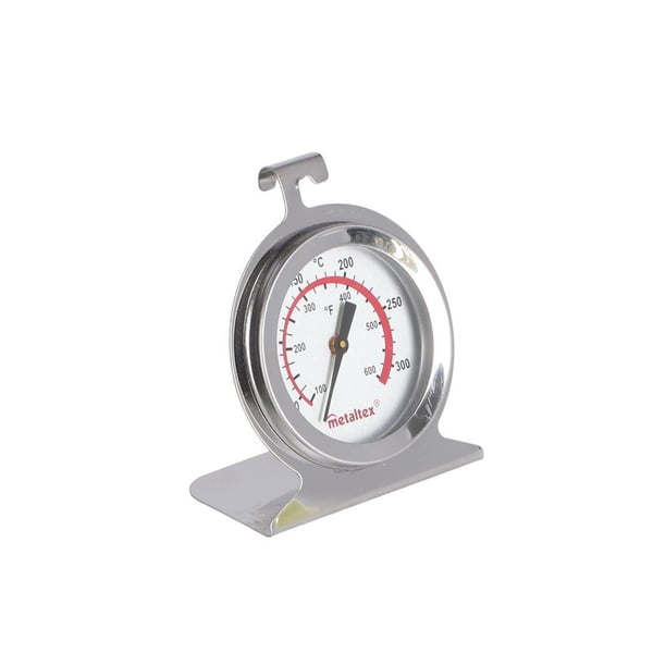 Metaltex-uunin lämpömittari 6 cm ruostumatonta terästä