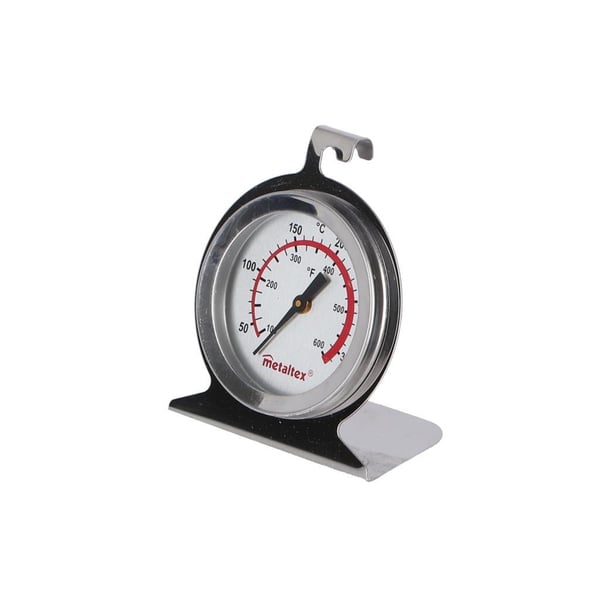 Metaltex-uunin lämpömittari 6 cm ruostumatonta terästä