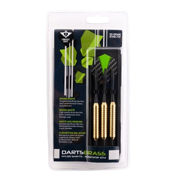 Longfield Dart Mässing 3 stycken 22 gram
