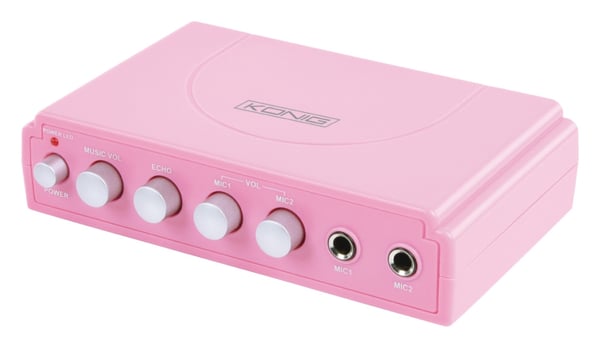 König HAV-KM11P Karaoke Mixer Pink