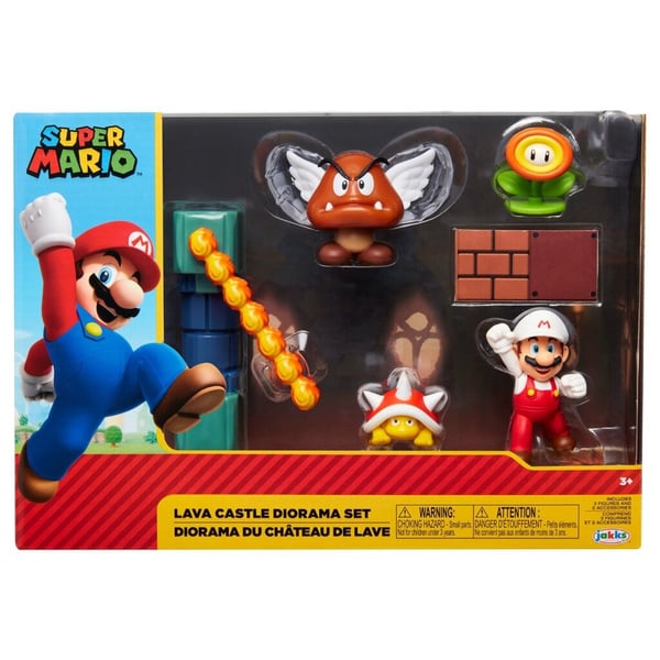 Jakks Super Mario Lava Castle Legesæt