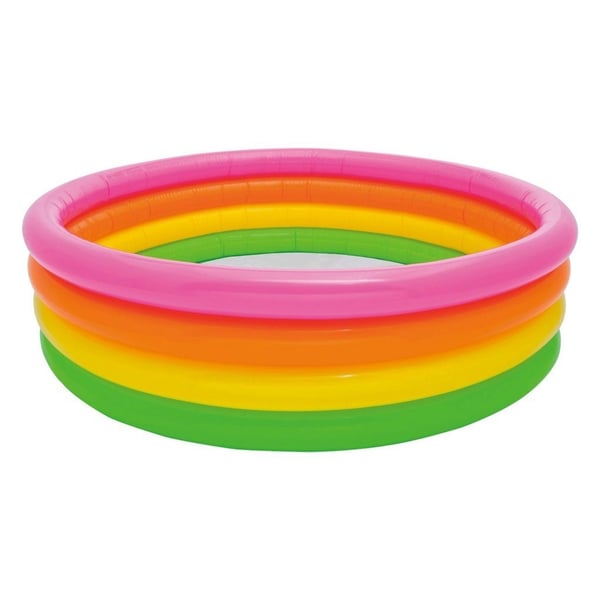 Intex 56441NP Wet Set Collection Sunset Glow Oppustelig Pool 168x46 cm Pink/Orange/Gul/Grøn Intex 56441NP Wet Set Collection Sunset Glow Oppustelig Pool 168x46 cm Pink/Orange/Gul/Grøn