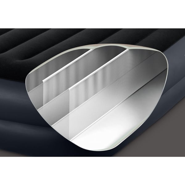 Intex 64124ND Queen Pillow Rest 2 hengen ilmapatja 203x152x42 cm sininen