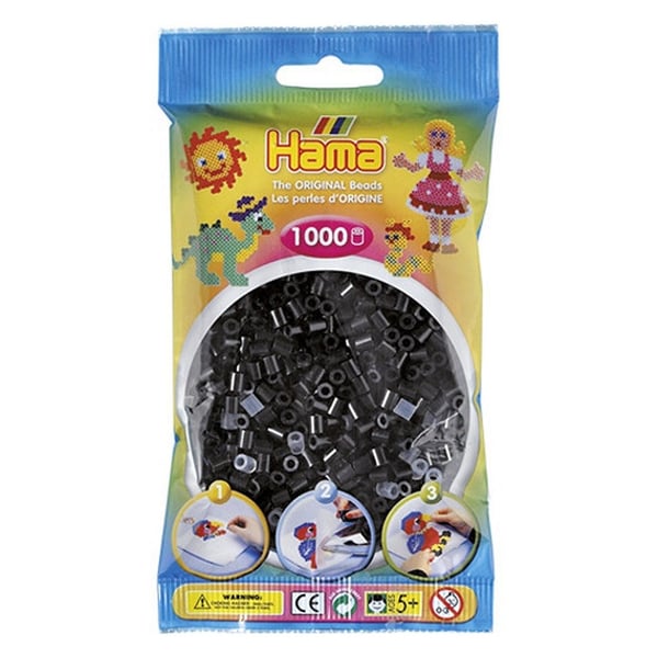 Hama Strygeperler Sorte 1000 Stykker
