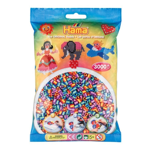Hama Strygeperler 3000 2-farvet blandet
