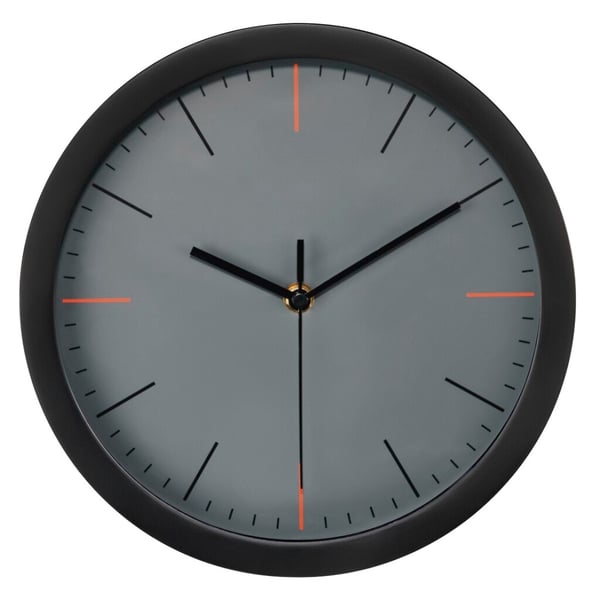 Hama Seinäkello MaxR 25 cm, hiljainen, harmaa