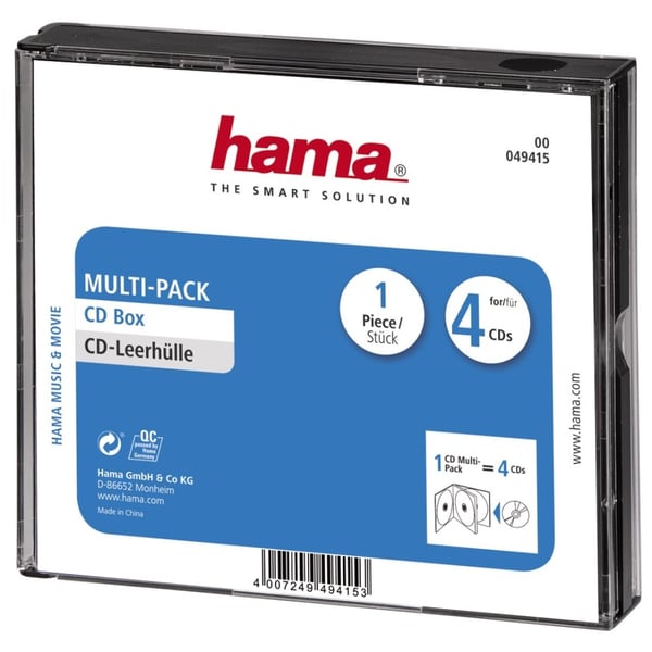 Hama Multipack 4 CD-skivor