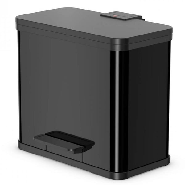 Hailo 0633-260 Øko Trio Plus L Pedalspand 3x9L Sort