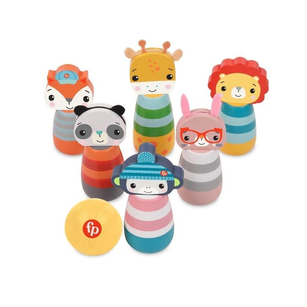 Fisher Price trækegler vildtdyr