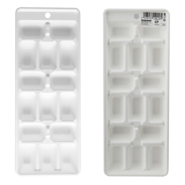 Fackelmann isterningmaskine 24x9 cm hvid PP