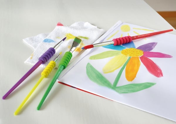 Faber Castell FC-481600 Børstesæt Plastik 4 Dele