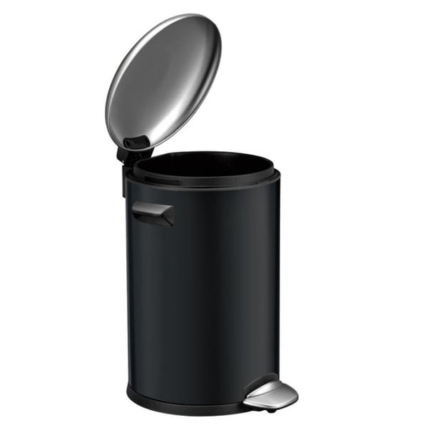 Vepa Bins Belle Deluxe Pedalspand 3L Sort/Sølv