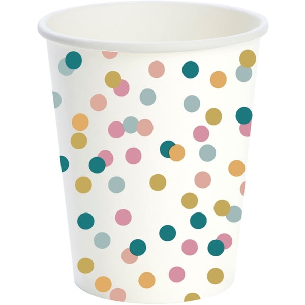 Duni papkrus Dream Dots 24 cl 10 stk. Duni papkrus Dream Dots 24 cl 10 stk.