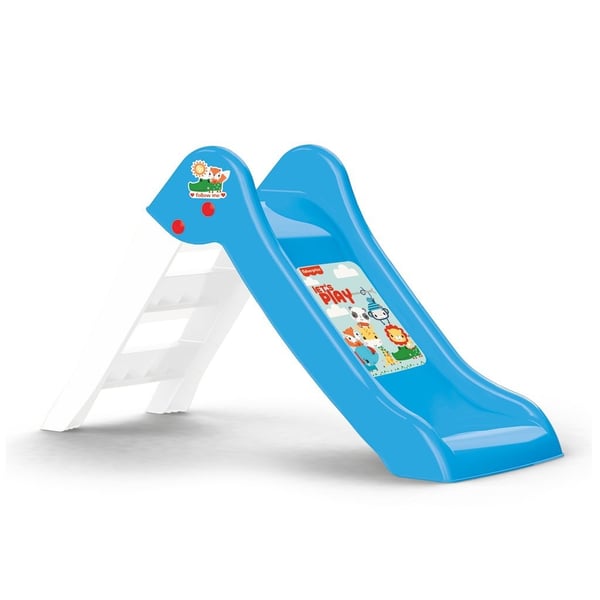 Dolu Fisher-Price -liukumäki 70x111x47 cm sininen/valkoinen